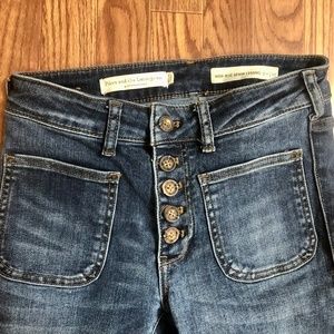 Pilcro High-Rise Denim Leggings